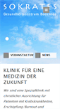 Mobile Screenshot of klinik-sokrates.ch